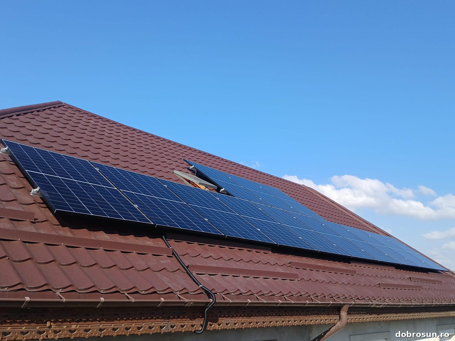 Instalație fotovoltaică realizată de Dobrosun
