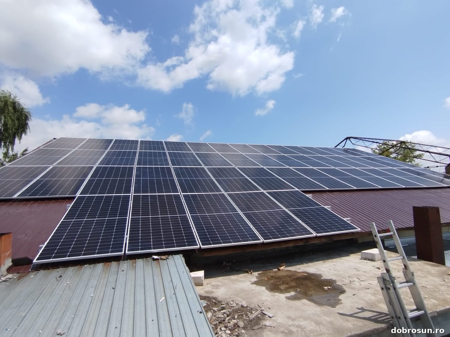 Instalație fotovoltaică realizată de Dobrosun